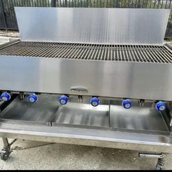 Imperial commercial gas charbroiler, model ICBS-6027