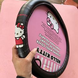 Hello Kitty Steering Wheel Cover