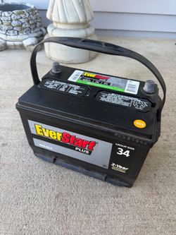 EverStart Plus Group Size 34 Car Battery CCA 700