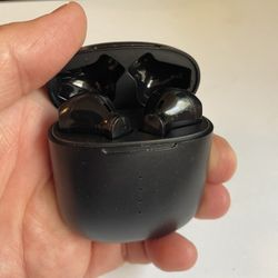 Black Wireless Bluetooth Earbuds 