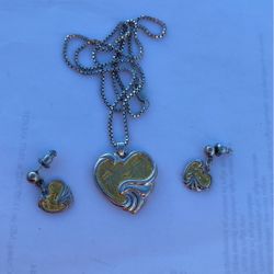 Sterling Necklace & Earings