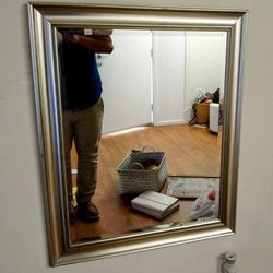 Silver Wall Mirror
