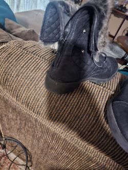 Furry boots