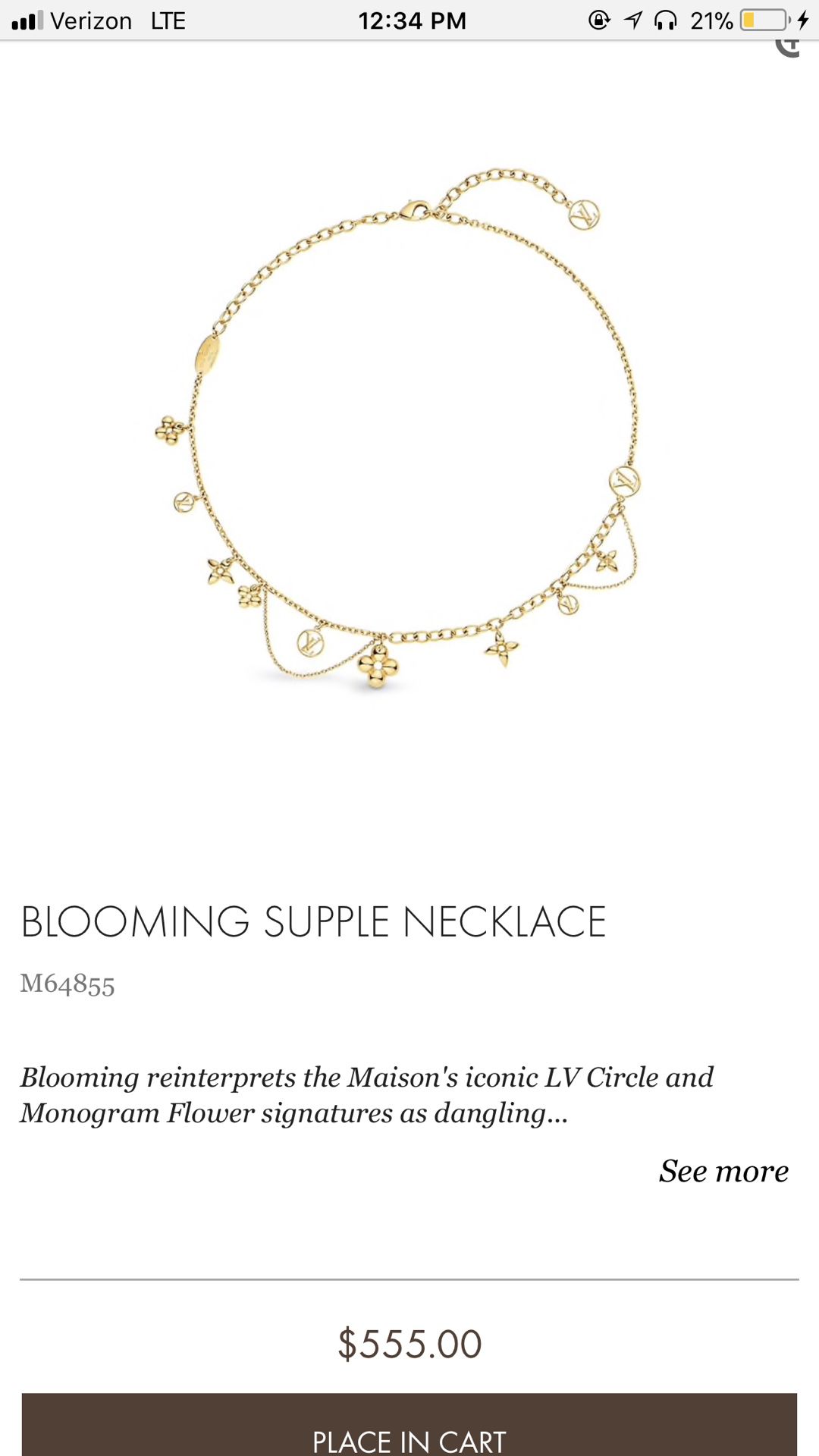 Louis Vuitton - Collier souple Blooming - Necklace - Catawiki