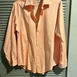 Calvin Klein  Long sleeve button-down shirt large 16:32/33 slim fit