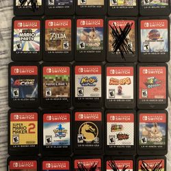 Nintendo Switch Games & 256gb sd card please read description