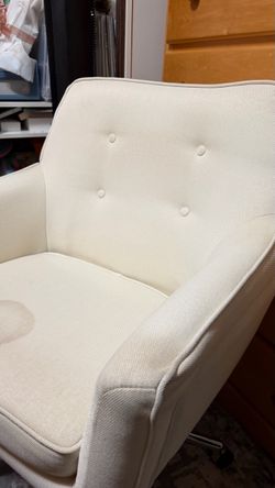 Cream Desk Chair