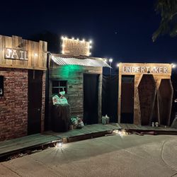 Halloween Decorations Western Town Set