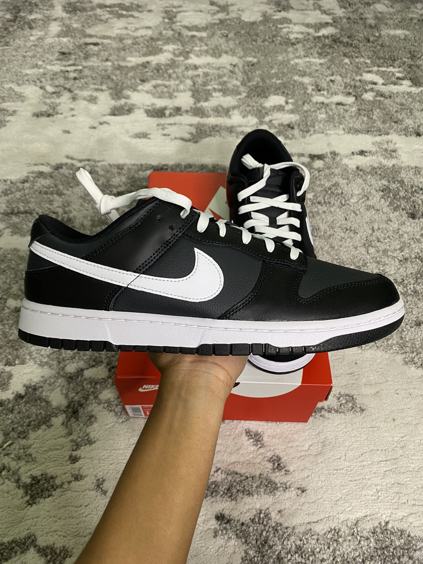 Nike Dunk Low “Reverse Panda” Off-noir Size 12M Brand New!