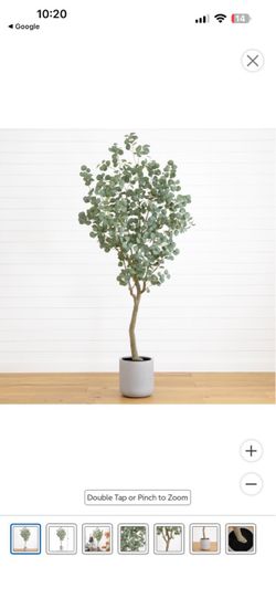 Faux 7.5' Eucalyptus Tree