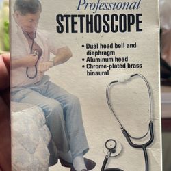 Professional Double Dual Head Stethoscope Doctor Nurse Medical Healthcare. 