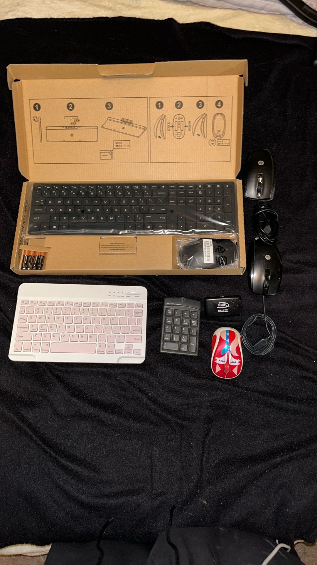 Wireless Keyboards Wireless Mice Wired Mice Card Reader Writer