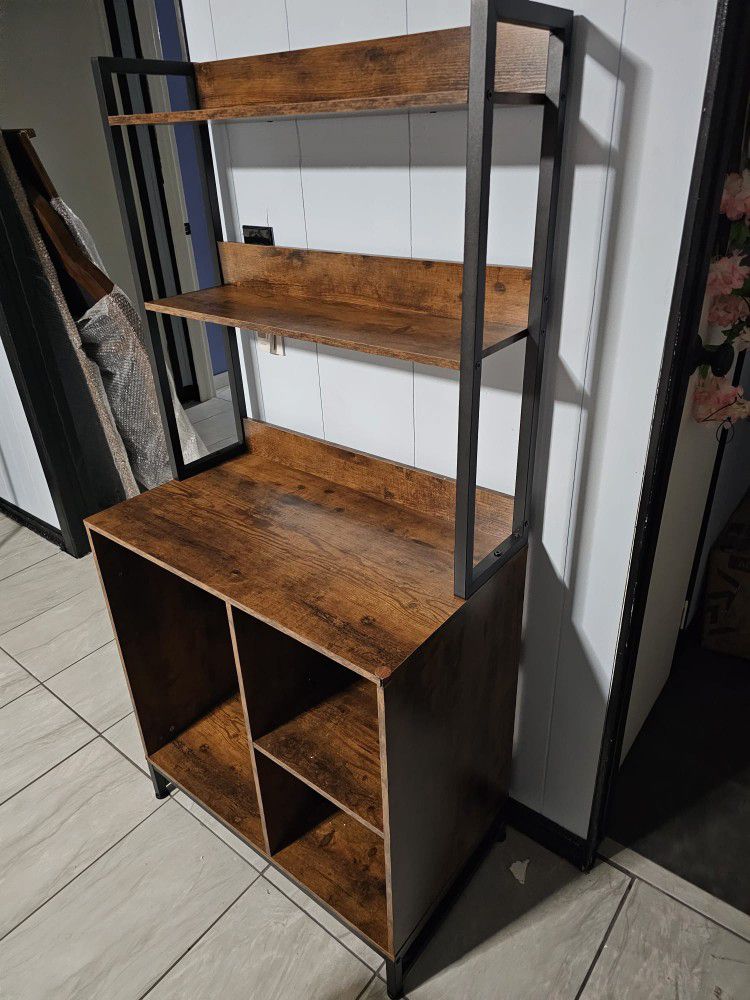 Kitchen Cabinet Storage 57"H× 27.5"Wn