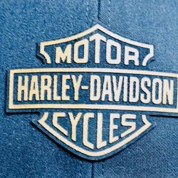 Harley Davidson Leather Patch Hat