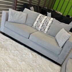Nice 2pc Sofa Couch Set (DELIVERY AVAILABLE)