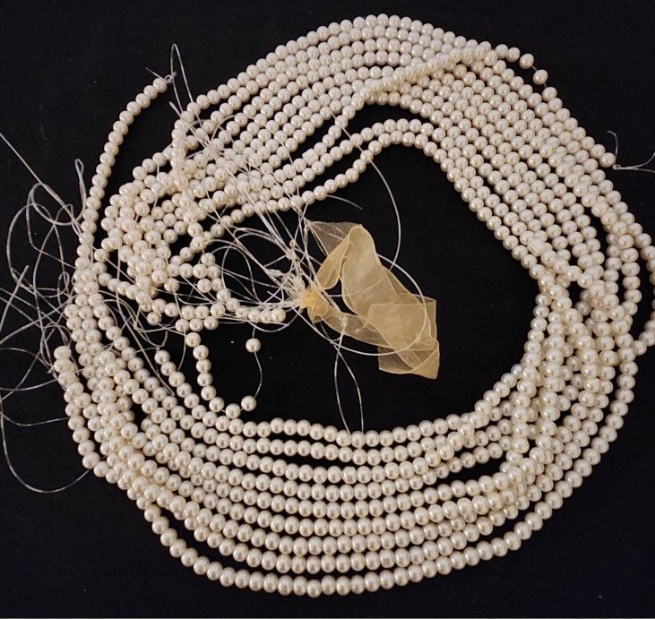 Beaded Faux Pearl Strands