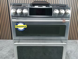 Cafe 30" 6.7 cu. ft. Smart Slide-In Double Oven Gas Range with True Convection, Air Fry (CGS750P2MS1-D-440P)