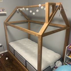 DIY Twin Bed House Frame Only 