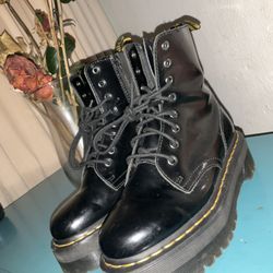 Doctor Marten Platform Shiny Boots