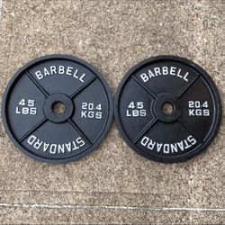 45 Lb Olympic Weight With 2 Inch Hole