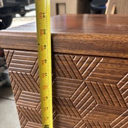 Wood TV Stand 43.5”L x 15.5” W x 20”H $160 obo