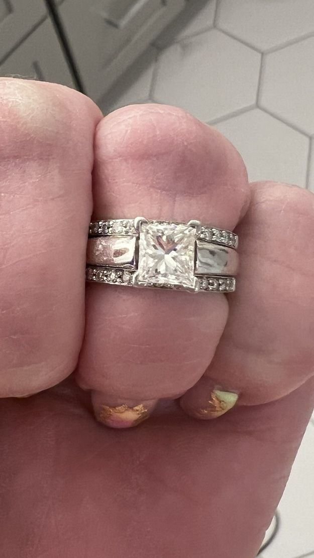 Wedding Bands & Engagement Ring Set