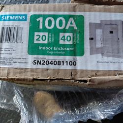 SIEMENS 100AMP/20SPACES ELECTRICAL PNL