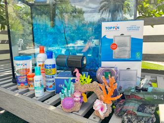 30gal Fish Tank + amenities