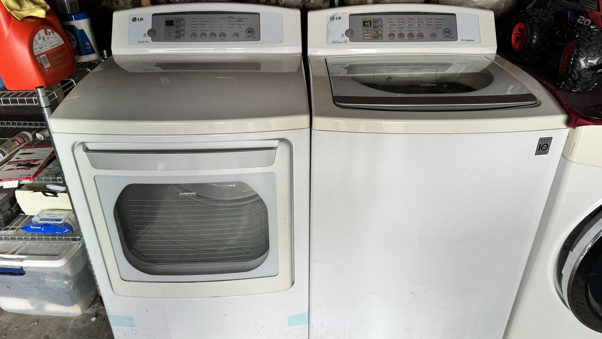 USED LG WASHER AND DRYER SET