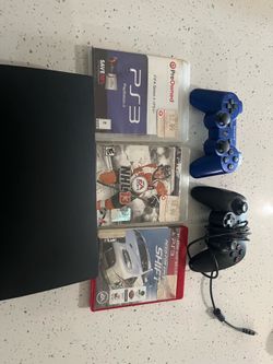 Sony PlayStation 3 Slim  Controller, and Games