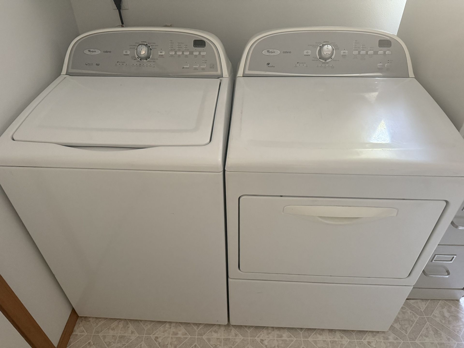 Whirlpool Cabrio Washer Dryer