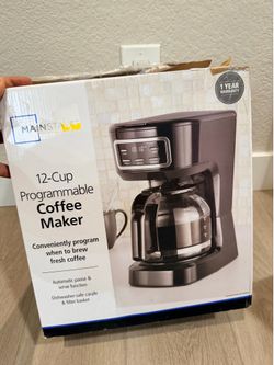 Mainstays 12-Cup Programmable Coffee Maker
