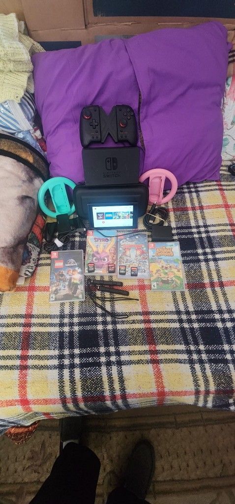 Nintendo Switch Complete With Games