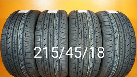 4 New Tires For Sale 215/45/18 We Service Motorcycle Tires