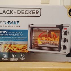 Appliances
Black & Decker
6-Slice Crisp N Bake Air Fry Convection Oven