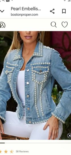 DESIGNER JEAN JACKET - XS - NWT!