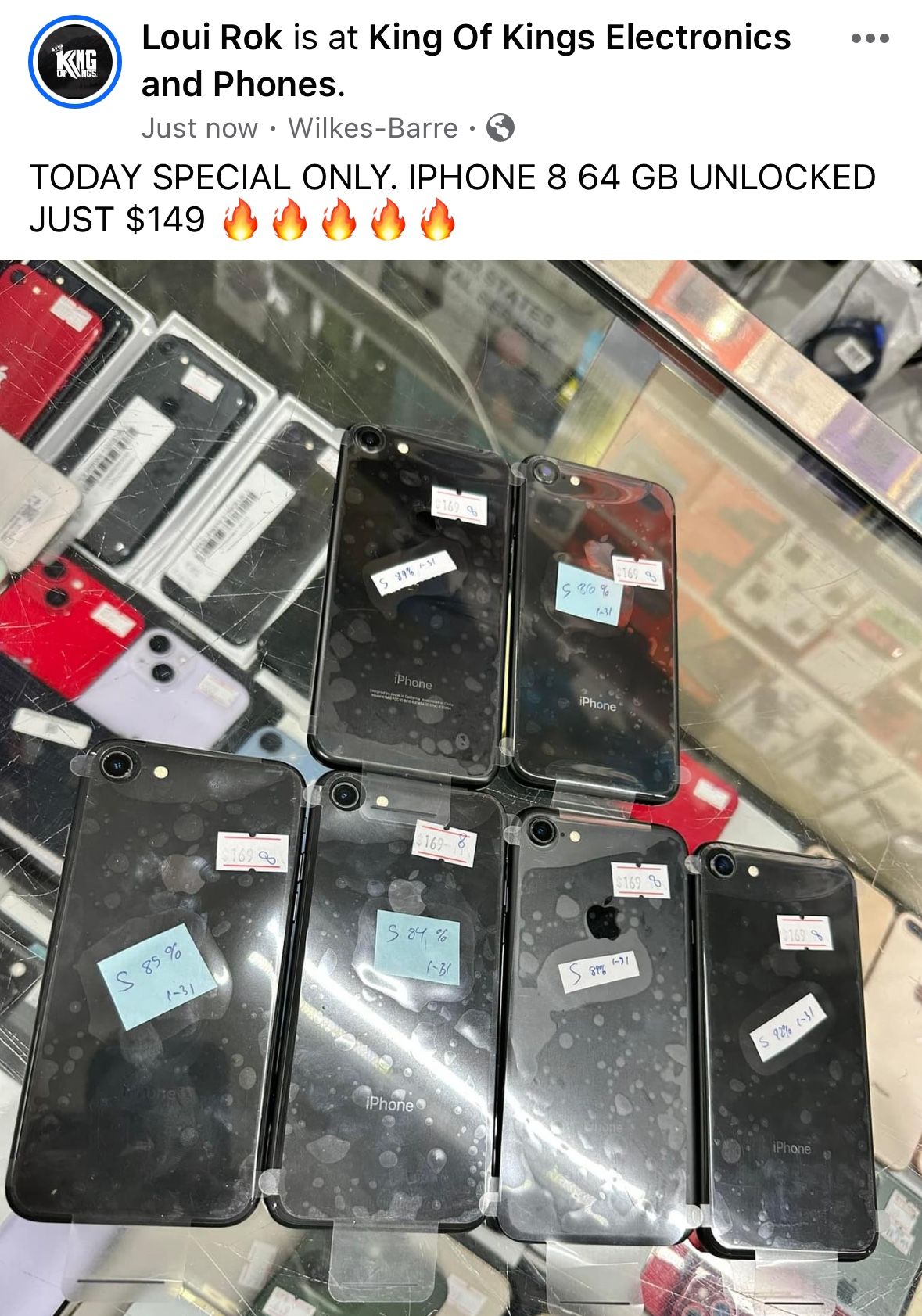 IPHONE 8 FACTORY UNLOCKED 64 GB