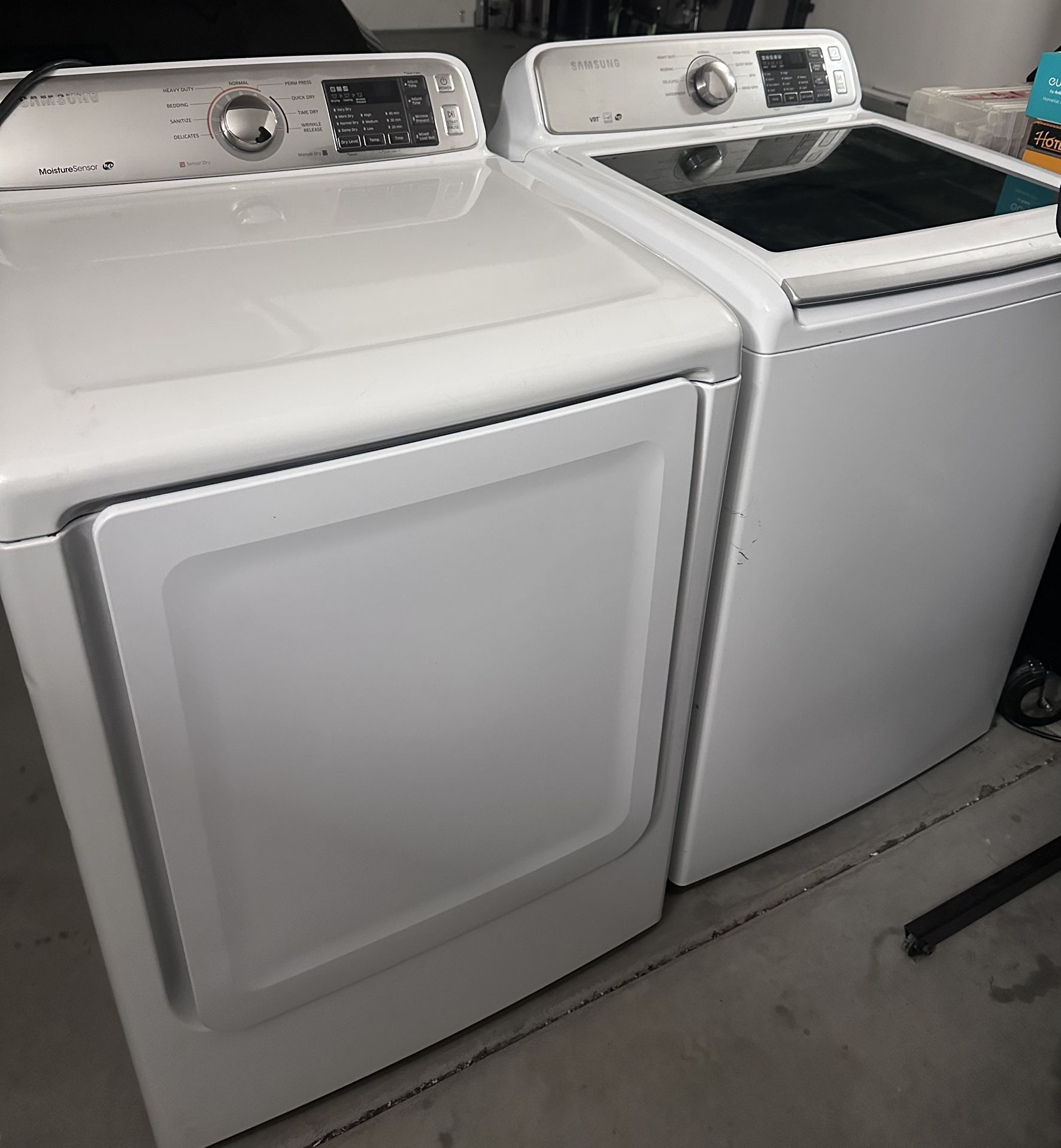 Samsung Washer and Dryer