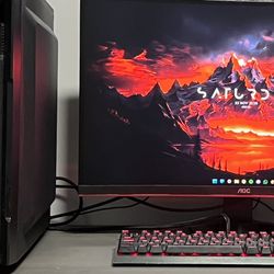 Powerspec G505 Desktop + AOC moniter + G502 mouse + Corsair keyboard + BT adapter