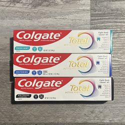 Colgate Total Active Prevention Toothpaste 5.1 Oz $2 Each 