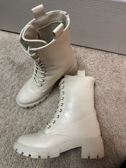 Pink lily Combat Boot