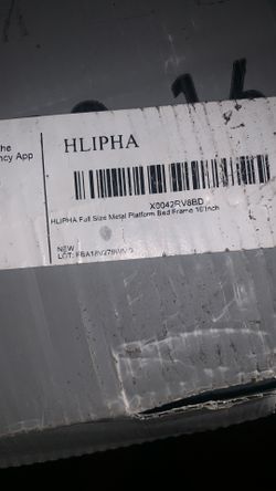 HLIPHA Full Size Metal Platform Bed Frame