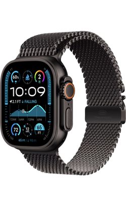apple watch ultra 2 Black (GPS+Cellular) titanium milanese https://offerup.com/redirect/?o=bG9vcC5vcGVu Box never used unlocked 