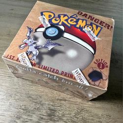 1st edition fossil booster box  pokemon
