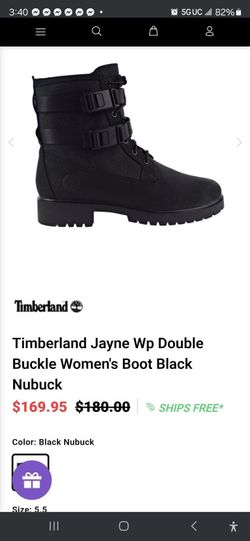 Timberland Jayne WP buckle boot black nubuck W7