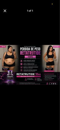 Weight reduction Reta 10mg /bajar de peso