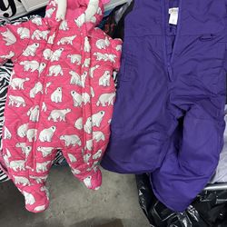 Snow Suits - Baby 12mos, Kids 2T & 4T 