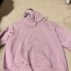 Baggy Light Pink Hoodie
