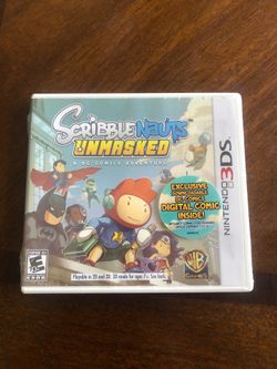 Scribble Nauts Unmasked (Nintendo 3DS)