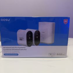 aosu Security Cameras Wireless Outdoor Home System, True 2K HD Night Vision, No Subscription Required, Long Battery Life, 166° Wide View, Spotlight &